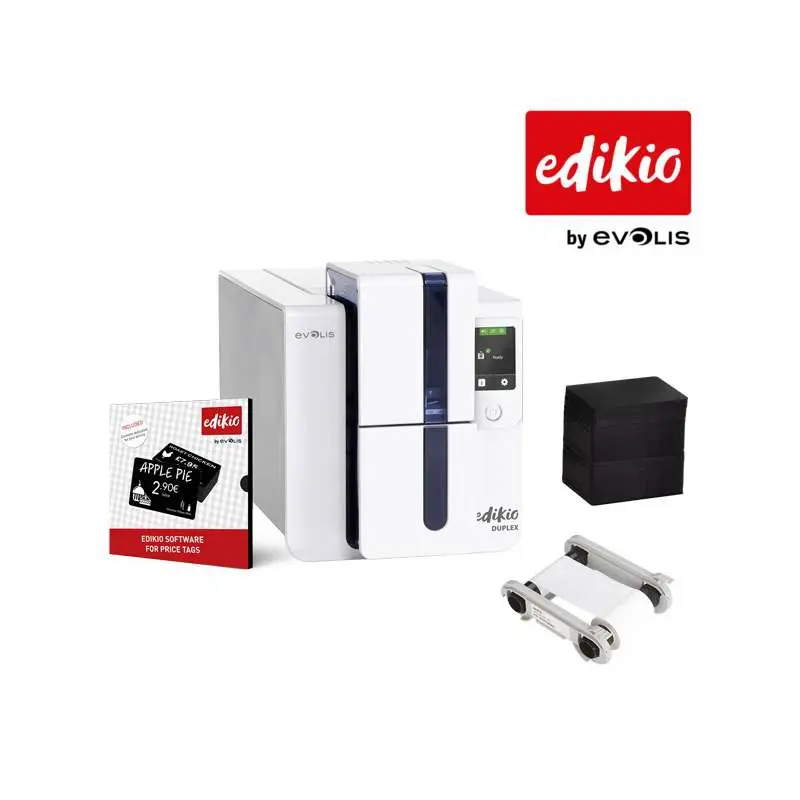 Edikio Duplex Price Tag - imprimante étiquettes de prix Evolis