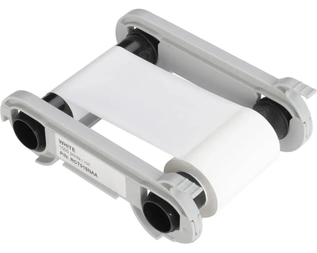 Evolis Zenius, Primacy, Edikio white monocrhome ribbon - 1000 prints