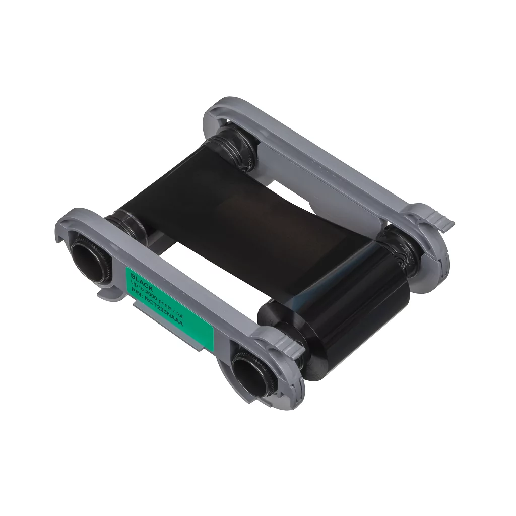 Ruban noir monochrome Evolis Zenius 2, Primacy 2 -  2000 faces