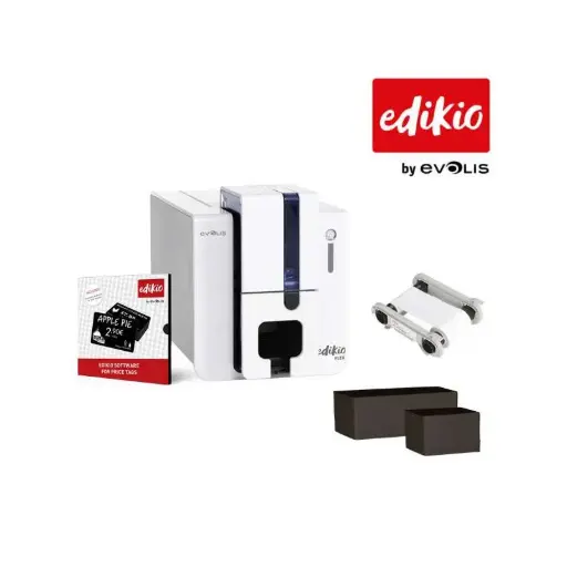 [EF1H0000XS-BS002] Edikio Flex Price Tag - imprimante étiquettes de prix Evolis