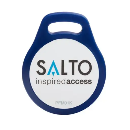 [PFM01KB-10] Porte-clés RFID Bleu Mifare Salto 1KB (x10)