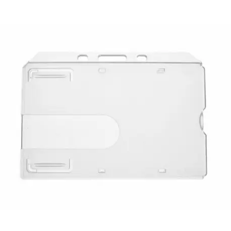 [PBRIGTR] Porte-Badge Horizontal Renforcé pouce d'Extraction (x100)