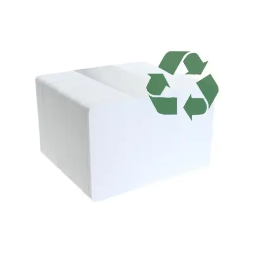 [CPVC-BL-BIO] White 760 Micron BIOCARD Biodegradable Cards (x100)