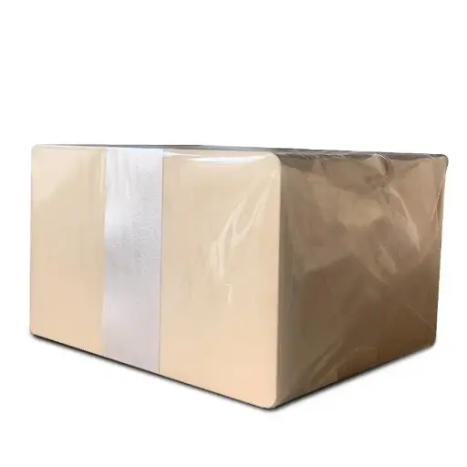[CPVC-CREME] Cream coloured cards with solid core coloured edges (x100)