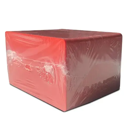 [CPVC-ROU] Light Red coloured cards with solid core coloured edges (x100)
