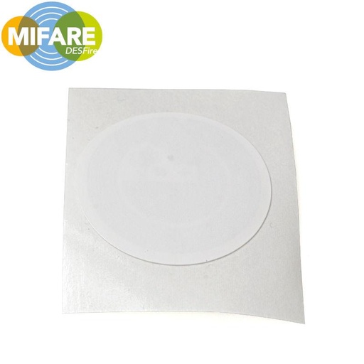 [STICKMD4KEV3] MIFARE® DESFire® 4K NXP EV3 28 mm Circular Stickers (x25)