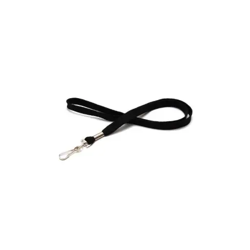[1437216] 12 mm tube polyester lanyard with swivel hook (x100)