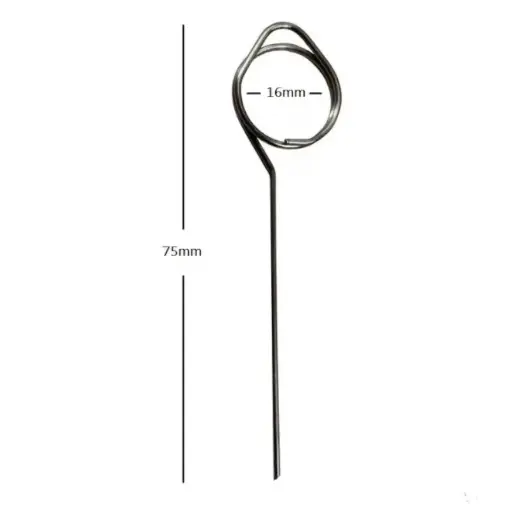 [PICINOX7.5-100] Piques en inox 7,5 cm pour étiquettes de prix edikio (x100)